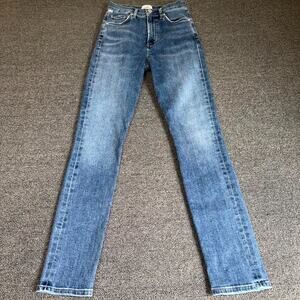 Citizens of Humanity Olivia Slim Ankle Jeans Womens 24 Blue Denim High Rise